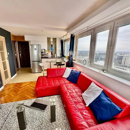 Sawa 6 Metro Fast Wifi 70'Tv Panorama Hbo, Netflix, Dsiney+ Apartment Warsaw Exterior photo